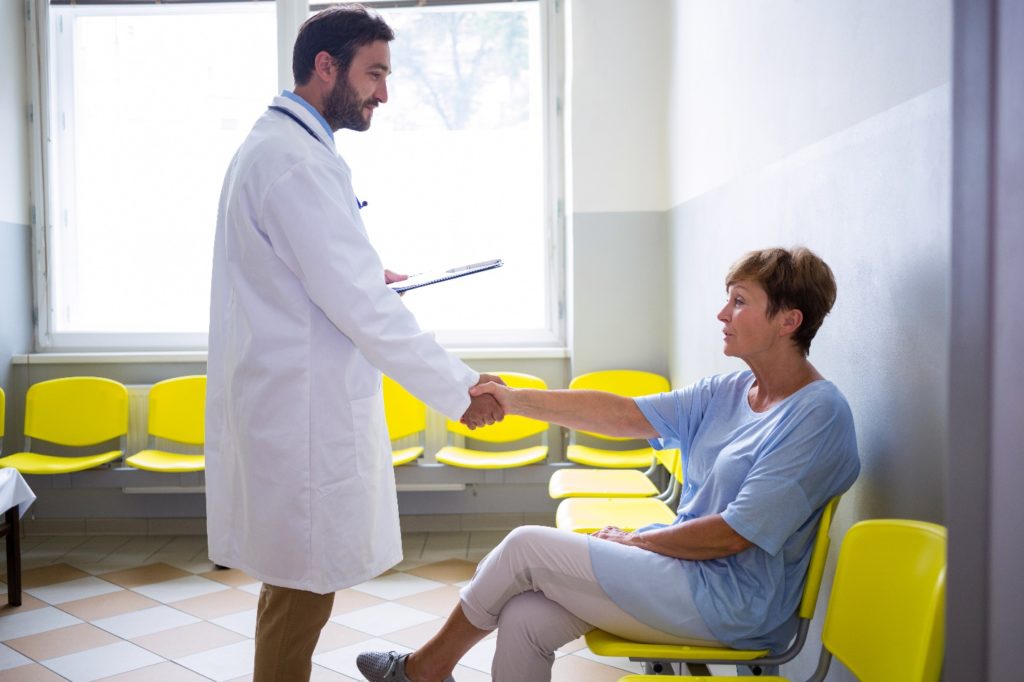 doctor meeting with patient